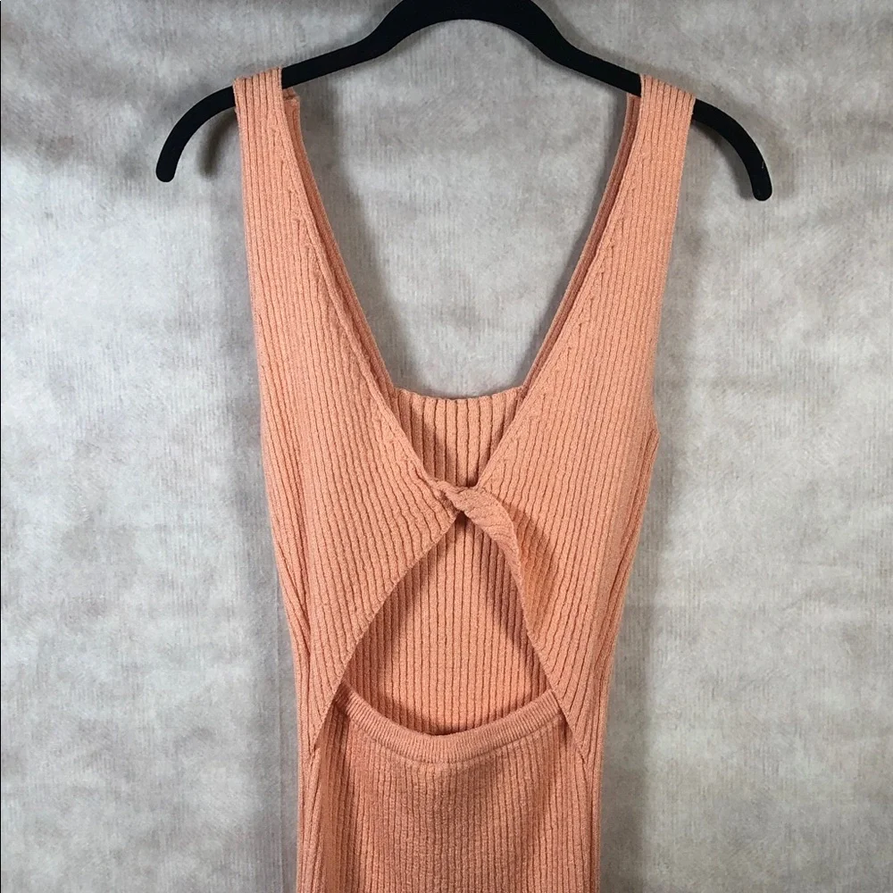Anthropologie Amadi knit‎ midi dress with open twist back